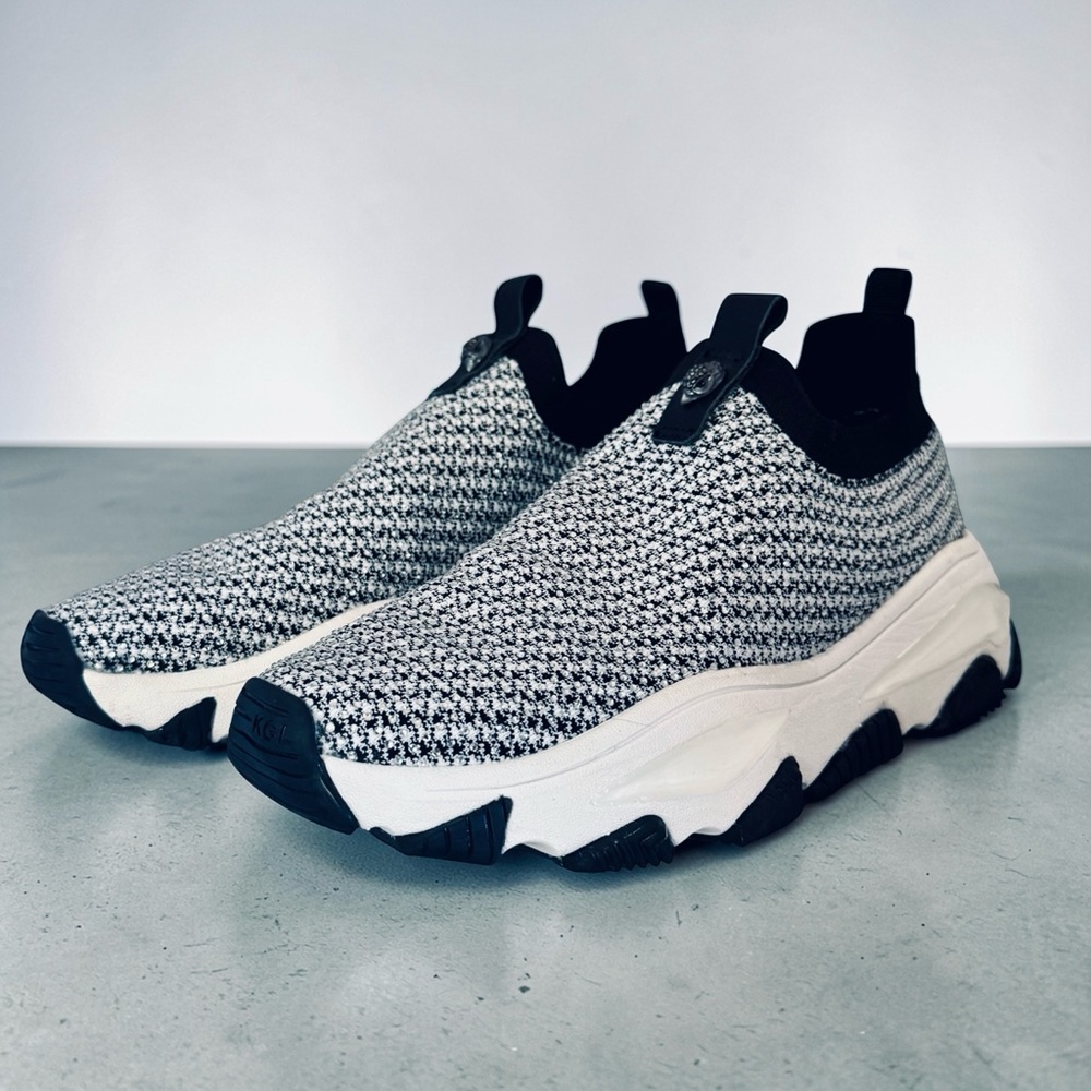 Kurt Geiger Crystal Knit Chunky Slip-on Sneaker